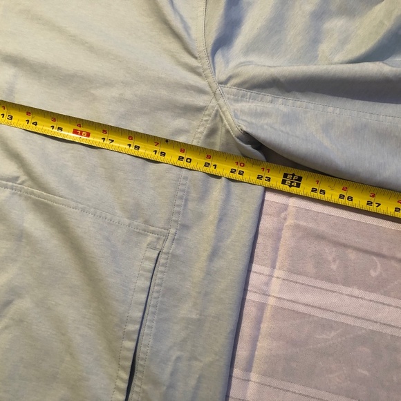 GREG NORMAN MENS LARGE JACKET LIGHT BLUE POCKETS - Picture 3 of 12